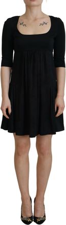 Dsquared2 Dsquared&sup2; Acetate Short Sleeves A-line Sheath Womens Dress (Pre-Owned)