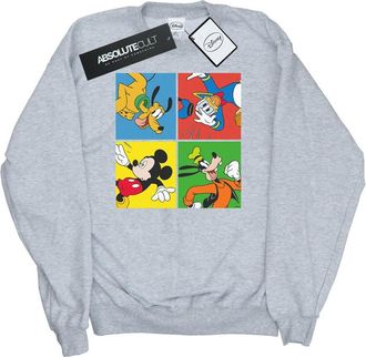 Disney Heren Mickey Mouse Friends Sweatshirt (Sportgrijs)