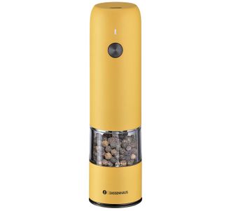 Zassenhaus Koln Rechargeable Salt or Pepper Mill, 5.5 H x 1.5, Chrome