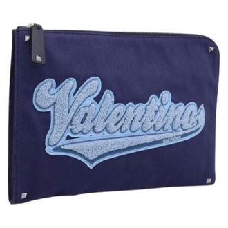 Valentino Pre-owned Clutch Bag - Dames - Pre-owned - Blauw - Maat: ONE Size