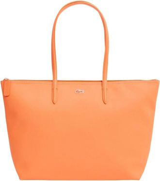 Lacoste Dames, Tassen, Oranje, Maat: ONE Size Piqu&eacute;