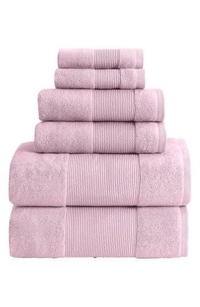 Modern Threads Air Cloud 6-Piece Towel Set in Pink at Nordstrom Rack