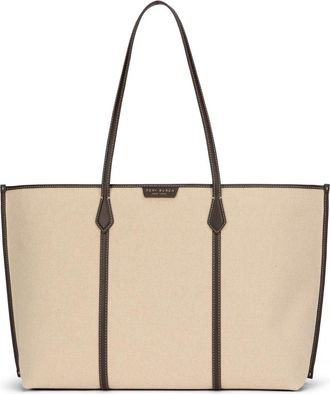 Tory Burch Tory Burch, Tote Bags, female, Beige, Size: ONE SIZE Perry Tote Bag