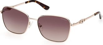 Guess GU7884 32F Womens Sunglasses Gold Size 57