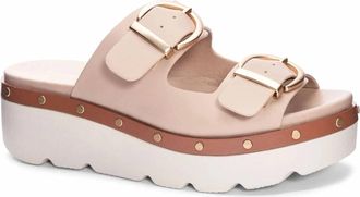 Chinese Laundry Womens Surfs Up Sandal In Beige