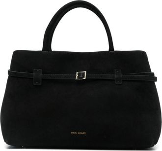 Manu Atelier Le Cambon 35 tote bag - women - Suede - OS - Black