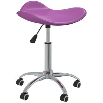 vidaXL vidaXL Sedia da Ufficio Viola in Similpelle