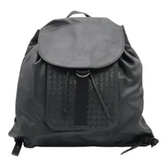 Bottega Veneta Pre-owned Vintage Rugzak - Dames - Pre-owned - Zwart - Maat: ONE Size