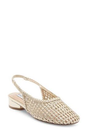 Steve Madden Mallorca Slingback Pump in Gold at Nordstrom Rack, Size 6.5