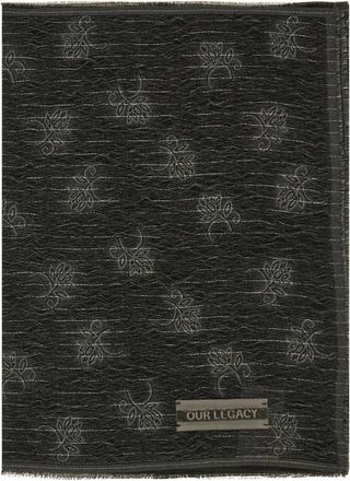 Our Legacy Ornate Scarf - Accessories - Hombre - Negro - ONE SIZE
