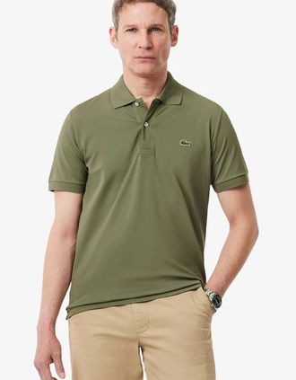 Lacoste Mens Lacoste Classic Fit L.12.12 LIGHT Polo Shirt - Green - Size: 4 medium