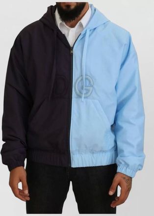 Dolce & Gabbana hooded zip-up parka