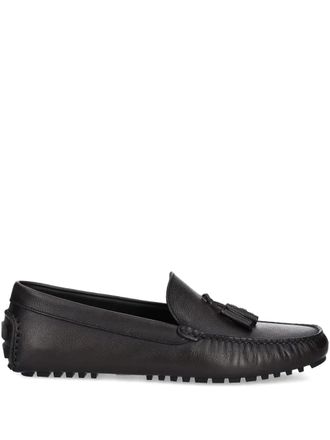 Mocassins Homme BOSS En Cuir Nubuck - Semelle à Picots, Intérieur Doublé, à Enfiler, Pour Un Style Décontracté Et Confortable