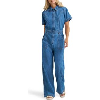Wrangler Denim Jumpsuit in Engine Heat at Nordstrom, Size X-Large