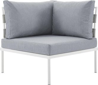 ModWay Discontinued Modway Outdoor Harmony Outdoor Patio Aluminum Corner Sofa
