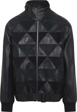 Lanvin Intarsia Bomber Jacket