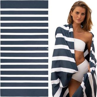 OEM Toalla 180 X 90 Cm, Toalla Ligera Secado R&aacute;pido, Rayas Azules Blancas, Duradera Ligera, Toalla Secado R&aacute;pido, R&aacute;pido, Suave Absorbente, Azul