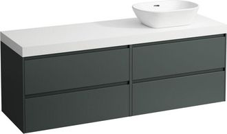 Laufen Laufen - Lani Encimera De Lavabo Blanco Mate Incl. Mueble Bajo, 1