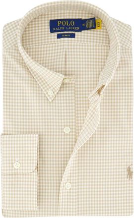 Polo Ralph Lauren Heren, Overhemden, Beige, Maat: L