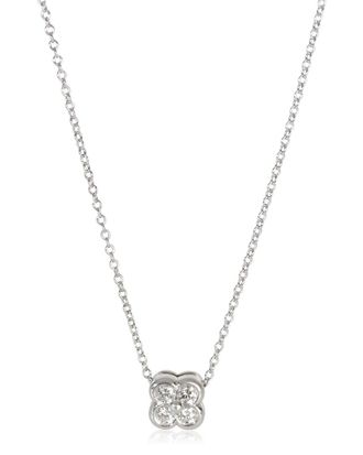 Tiffany & Co. Lace 0.18 Ct. Tw. Diamond Rose Gold Pendant (Authentic Pre- Loved)