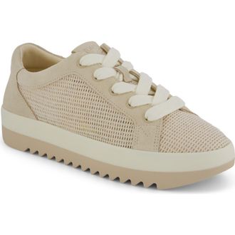 Toms Rea Platform Sneaker in Beige/Khaki at Nordstrom, Size 7.5