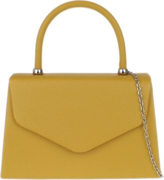Girly HandBags Womens Plain Handle Clutch Bag (Mustard)