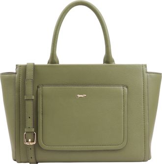 Paul Costelloe Womens Shinano Leather Multi Way Bag - Green - One Size