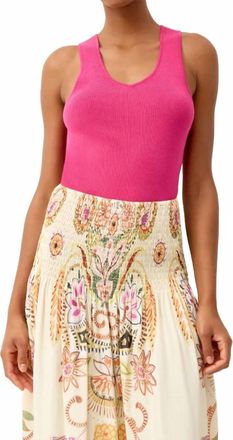 Marie Oliver Miranda Tank Top In Berry