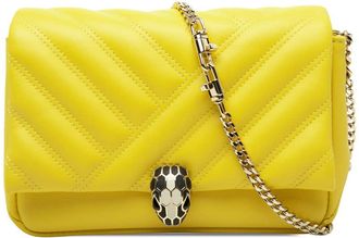 Bulgari Pre-owned Bvlgari Leather Serpenti Cabochon Chain Crossbody Ladies IM8BJXWSTKOMG0U4