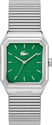 Lacoste Rene Bracelet Watch, 31mm x 32mm in Silver/green at Nordstrom