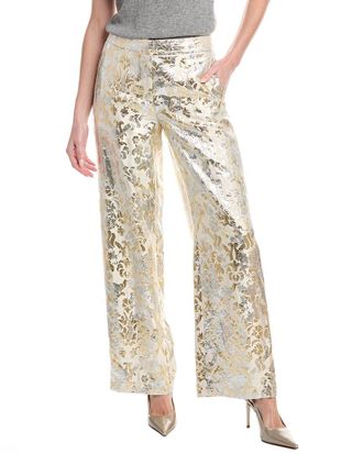 Lafayette 148 New York Sullivan Silk-Blend Pant
