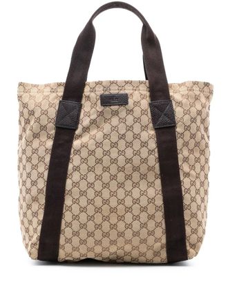 Gucci 2000-2015 GG Canvas tote bag - Brown