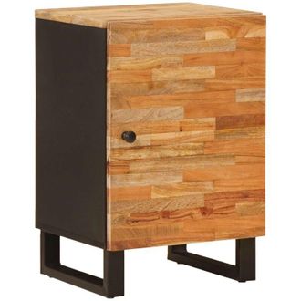 vidaXL Bathroom Cabinet Natural 38 x 33 x 58 cm Solid Mango Wood vidaXL