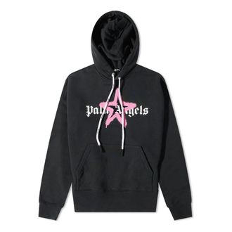 Palm Angels Star Sprayed Black Pink PMBB058C99FLE0071030