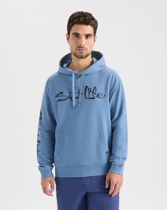 Salt Life Voyage Hoodie in Coastal Blue at Nordstrom, Size X-Large