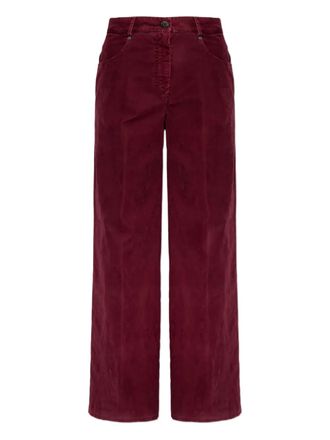 Forte_Forte 5-pocket trousers - Red