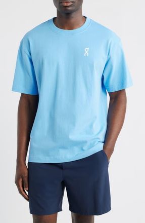 On Club T Oversize Organic Cotton T-Shirt in Gourami at Nordstrom, Size Xx-Large