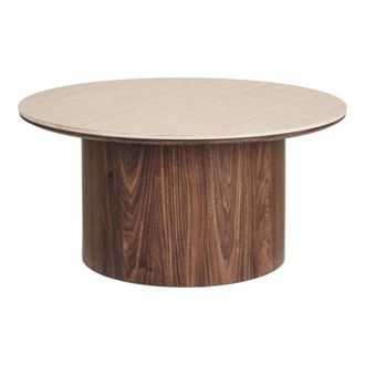 Moloo Mesa de centro de 80 cm marr&oacute;n