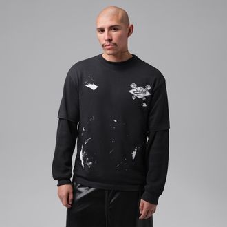 Nike Jordan Mens Jordan Brooklyn Graphic T-Shirt in Black | IO0125-010