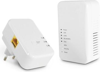 Avidsen Avidsen - Adaptador Ethernet Powerline Con Punto De Acceso Wifi