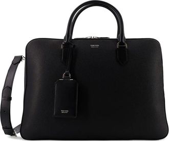 Tom Ford Top Handle Leather Briefcase Bags