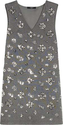 Max Mara Kleedjes, Dames, Grijs, M, Summer Party Dress