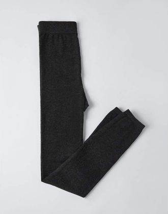 Brunello Cucinelli WomenS Lignite Wool Blend Knit Leggings, Size XL