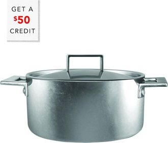 Mepra Attiva Pewter 20Cm Stainless Steel Casserole With $50 Credit