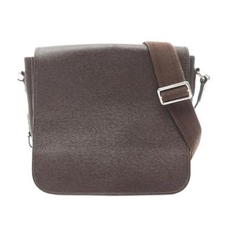 Louis Vuitton Pre-owned Cross Body Bags, male, Brown, Size: ONE SIZE Pre-owned Andrei Taiga Shoulder Bag