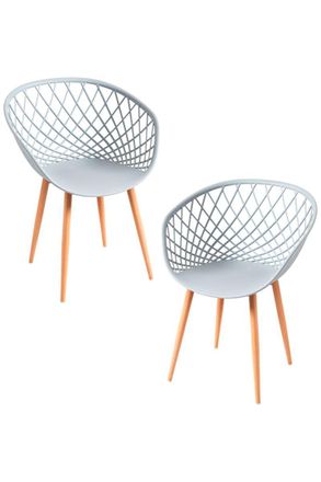 Regalos Miguel Packs Sillas Comedor - Pack 2 Sillas Vera - Gris