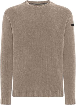 Roberto Ricci Design Cinematt Ronde Knit - Heren - Ronde hals truien - Bruin - S - Polyester - Truien & Vesten