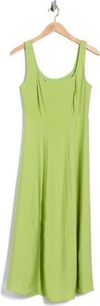 Current Elliott Sleeveless A-Line Midi Dress in Herbal Green at Nordstrom Rack, Size 10