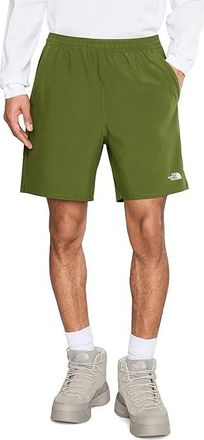 The North Face Wander 2-in-1 7 Shorts Mens Shorts Woodland Green : 2XL 7, Elastane/Polyester