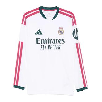 adidas Real Madrid 26/27 Homeshirt Lange Mouwen - Heren - Fitness - Wit - L - Leer - Fitness